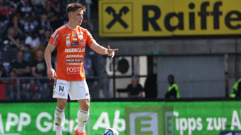 Paul Komposch und der TSV Hartberg stehen im Europacup-Playoff-Finale der ADMIRAL Bundesliga