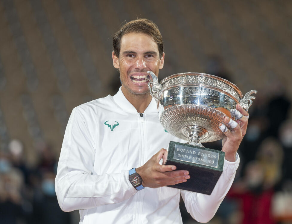 2020 – Mit seinem 100. Match-Sieg im Finale gegen Djokovic feierte Nadal seinen 13. Titel bei Roland Garros