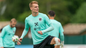 Schrecksekunde für den ÖFB: Innenverteidiger Philipp Lienhart musste das Training am Donnerstag abbrechen