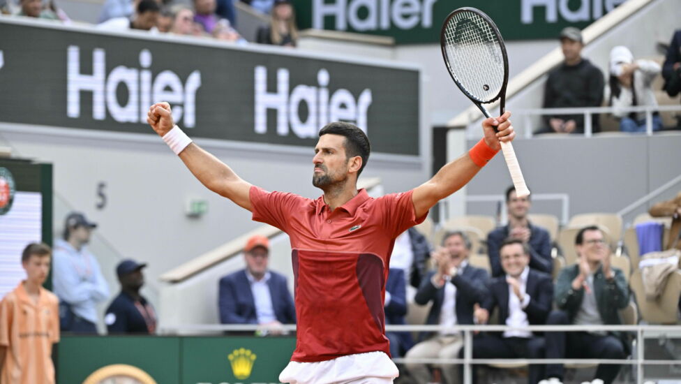 Novak Djokovic erkämpfte sich gegen den Argentinier Francisco Cerundolo den Einzug ins Viertelfinale der French Open