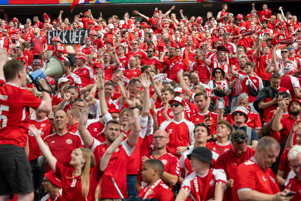 Für diesen Banner wurde Dänemark von der UEFA bestraft
