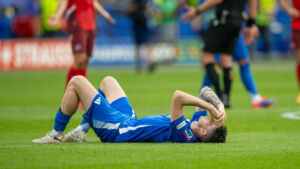 Jubel in der Schweiz, für Titelverteidiger Italien war bei der Fußball-EM 2024 bereits im Achtelfinale Endstation