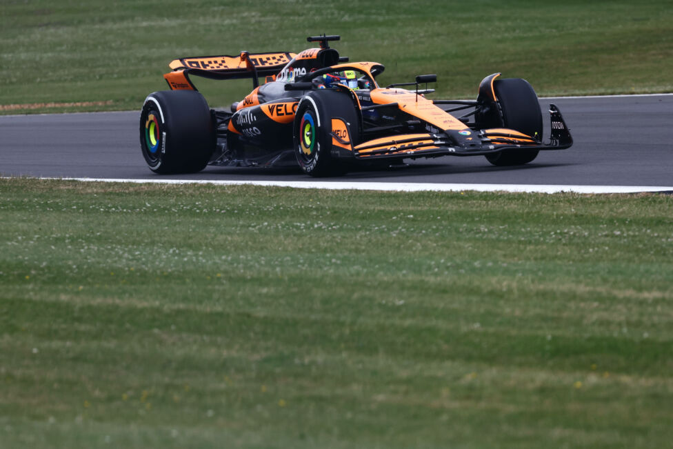 Norris mit erster Bestzeit in Silverstone