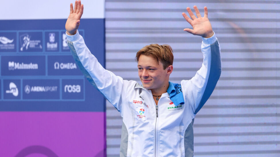 Wasserspringer Anton Knoll kostet seine ersten Spiele so richtig aus