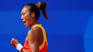 Die Chinesin Zheng Qinwen hat mit ihrem Olympia-Sieg in Paris Tennis-Geschichte für ihr Land geschrieben
