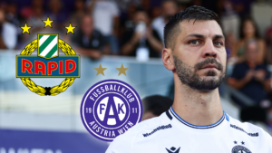 Am kommenden Sonntag wird Aleksandar Dragovic wohl in seinem zehntns Wiener Derby
