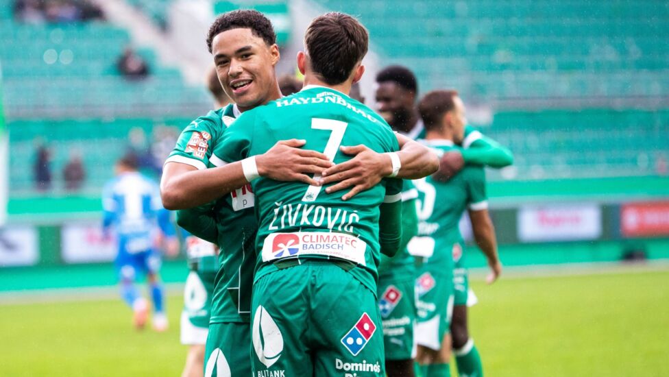 Rapid II ist am Samstag in der ADMIRAL 2. Liga mit einem Heimsieg gegen den FAC zumindest vorerst auf Platz drei vorgest