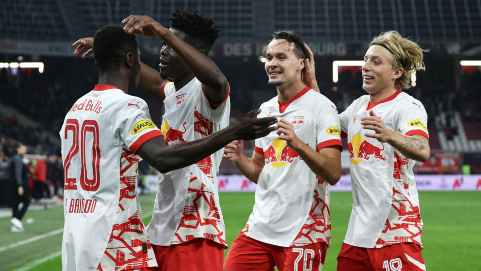 Red Bull Salzburg hat in der 10. Runde der ADMIRAL Bundesliga spät eine Blamage gegen den SCR Altach verhindet