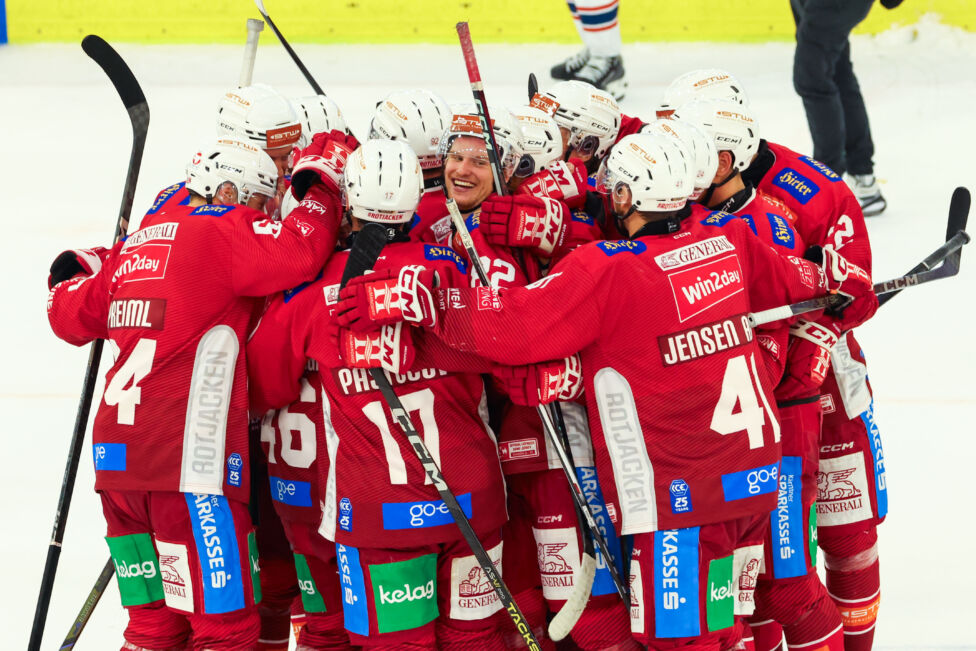 Die Vienna Capitals sind dem KAC am Dienstagabend in der ICE Hockey League gerade recht gekommen