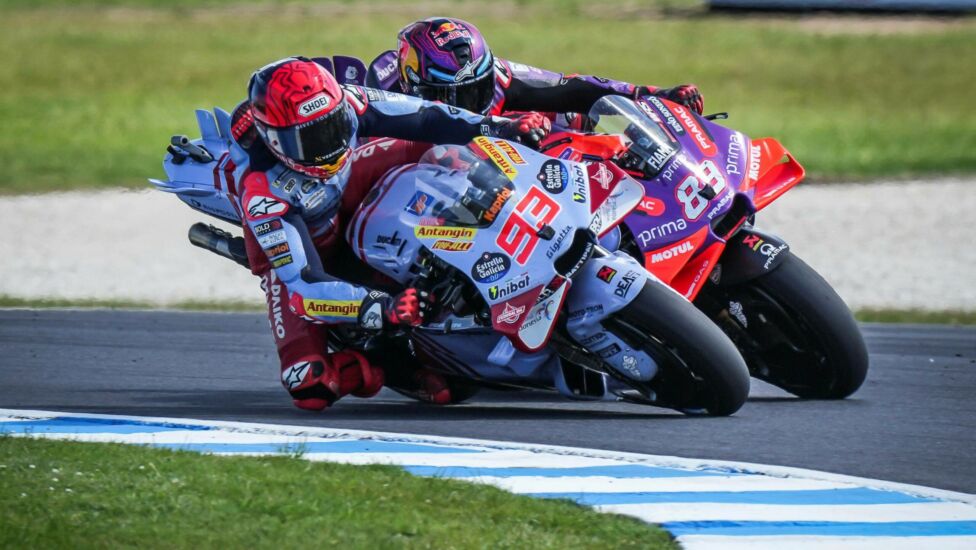 Ducati-Pilot Marc Marquez hat am Sonntag mit einer spektakulären Aufholjagd den australischen Motorrad-Grand Prix auf Ph