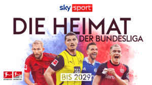Noch mehr Deutsche Bundesliga live: In den Spielzeiten 2025/26 bis 2028/2029 bleibt Sky der Hauptpartner der Bundesliga