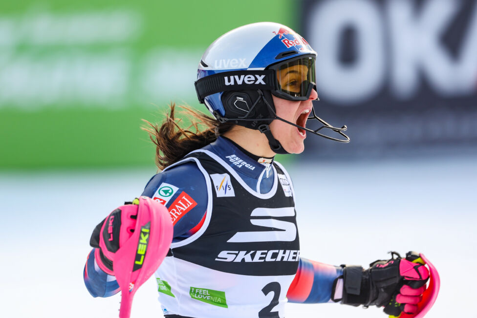 Die Kroatin Zrinka Ljutic hat den Slalom in Kranjska Gora souverän für sich entschieden