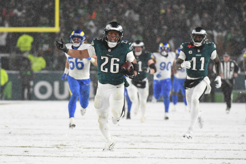 Eagles nach Sieg im Schnee im Playoff-Halbfinale