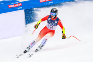 Lara Gut-Behrami hat sich mit einer sensationellen Fahrt die Kugel im Super-G-Weltcup geholt