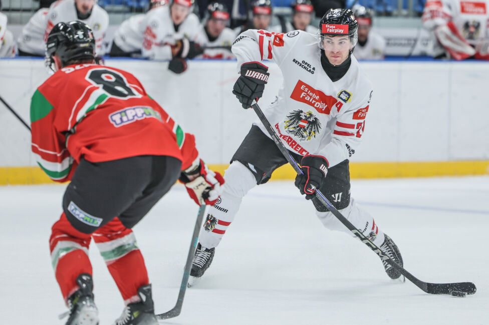 ÖEHV-Team verliert auch zweites Testspiel gegen Ungarn