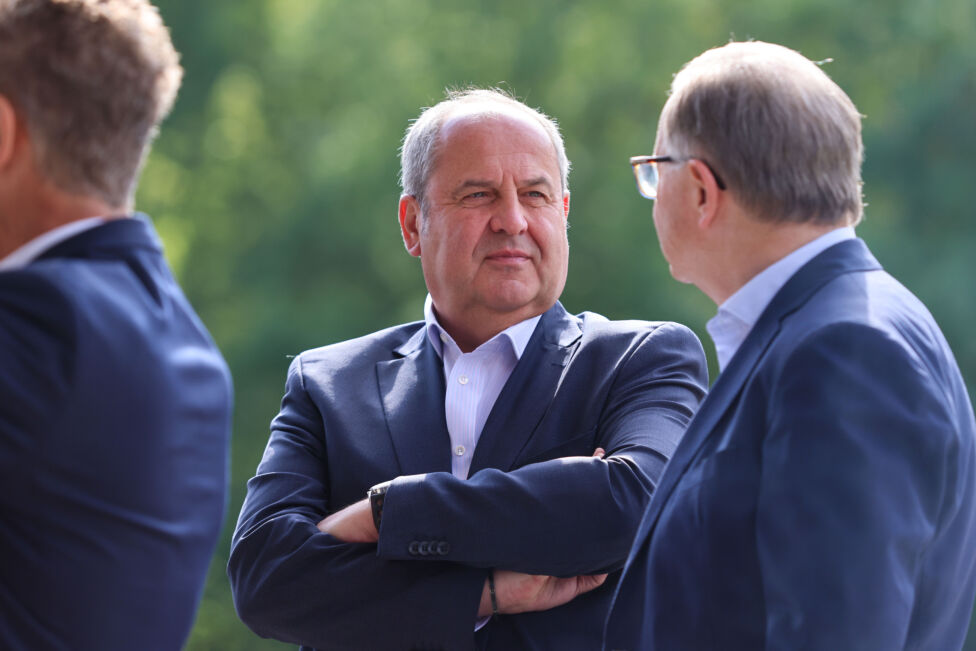 Josef Pröll ist am Sonntag im Rahmen der Bundeshauptversammlung in Bregenz zum neuen ÖFB-Chef gewählt worden