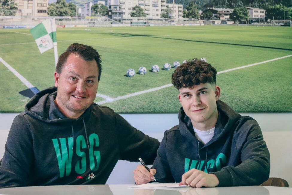 WSG Tirol verpflichtet ÖFB-Nachwuchstalent David Falkner