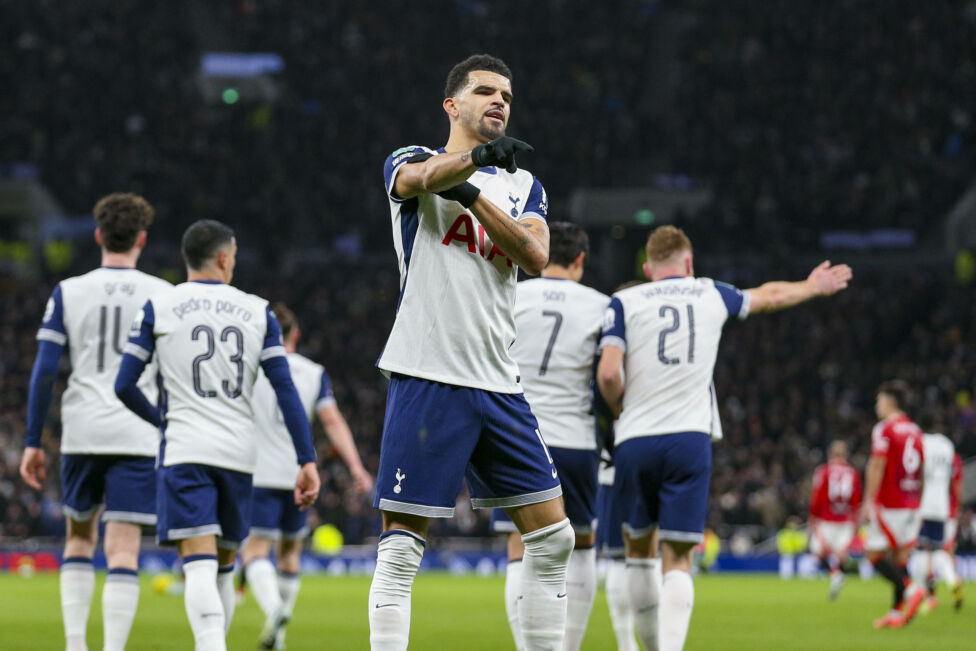 Dominic Solanke trifft zum 1:0 für Tottenham (15.)