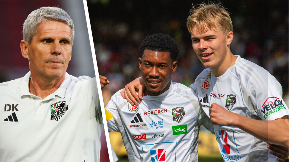 WAC-Coach Dietmar Kühbauer hat in der Spielzeit 2024/25 wiederholt ein gutes Händchen bewiesen - und eine neue Bundeslig