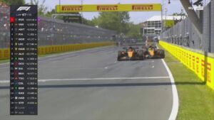 Super-GAU für McLaren beim Großen Preis von Kanada: Oscar Piastri und Lando Norris kamen sich vier Runden vor Schluss im