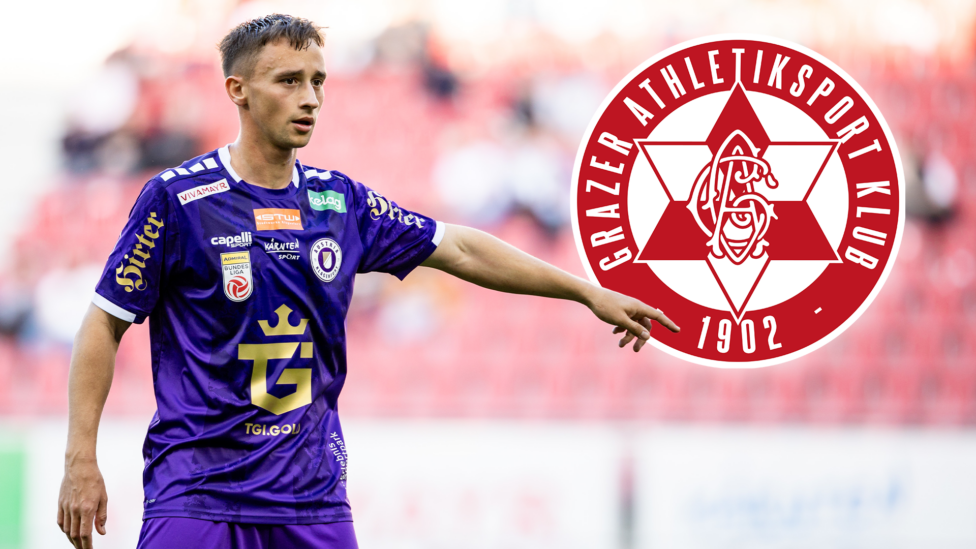 Bundesligist GAK hat mit Tobias Koch von Absteiger Austria Klagenfurt den ersten Sommer-Neuzugang perfekt gemacht