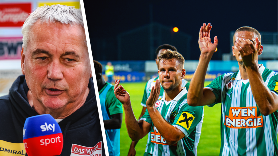 "Natürlich kann Rapid Meister werden": Pacult erwartet offenes Titelrennen