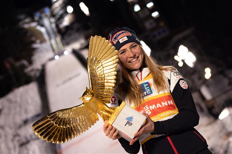 Sara Marita Kramer gewann 2021 den Gesamtweltcup