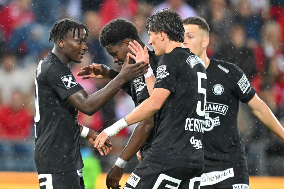 Sturm Graz hat das Verpassen der Champions League mit einem Derbysieg hinter sich gelassen.