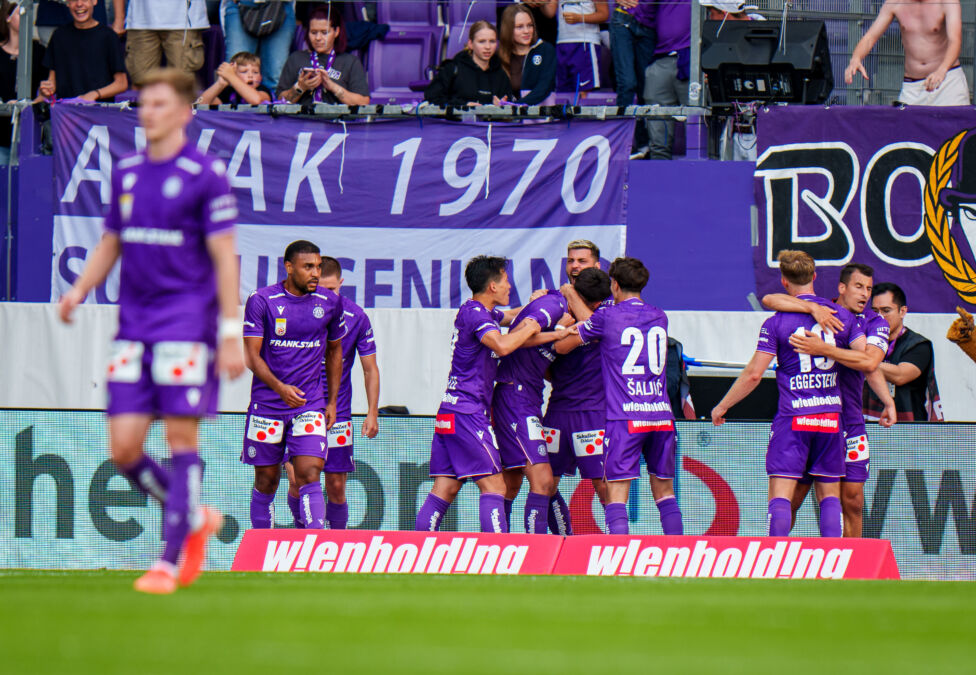 Die Wiener Austria hat mit dem ersten Saisonsieg in Runde fünf einen Befreiungsschlag in der ADMIRAL Bundesliga gelandet