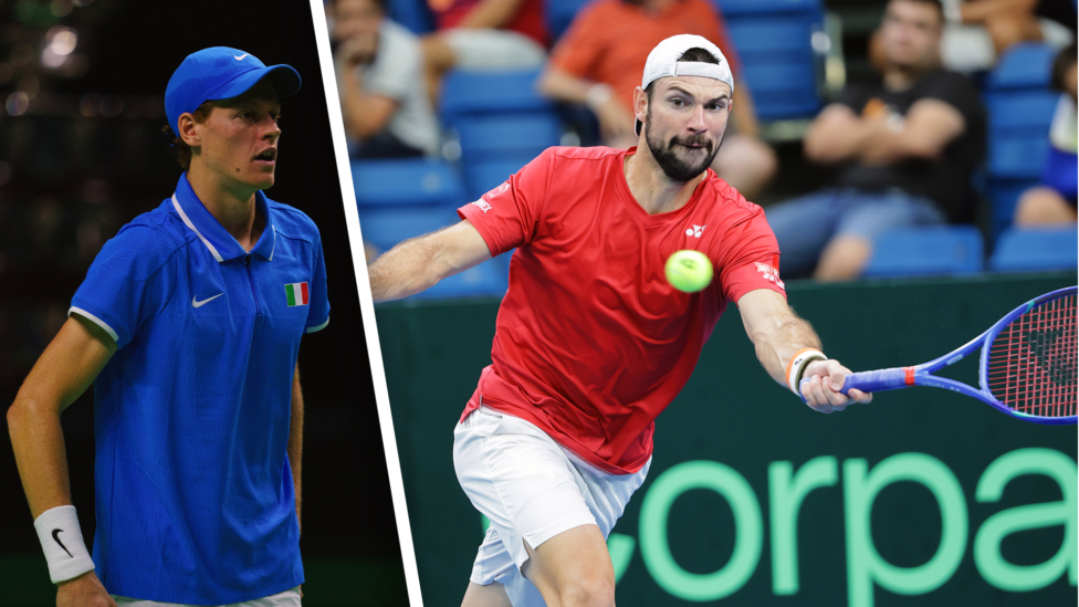 Österreichs Davis-Cup-Team trifft im Final 8 der acht besten Nationen in Bologna auf Gastgeber und Titelverteidiger Ital