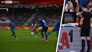 Strittiger Salzburg-Elfmeter: VAR hält Entscheidung für korrekt
