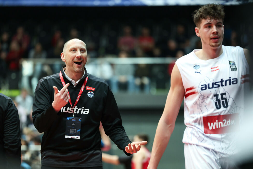 Chris O'Shea als Trainer des ÖBV-Teams