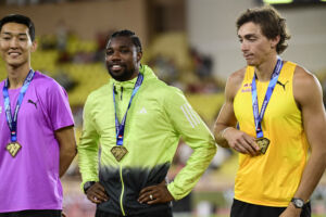 Noah Lyles und Armand Duplantis