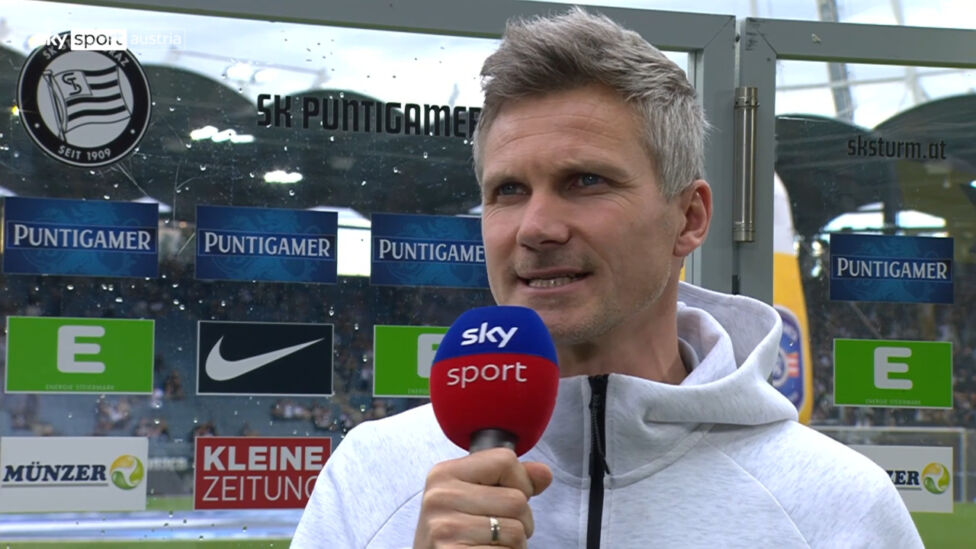 Sturm-Sportchef Michael Parensen spricht vor dem Duell gegen Austria Wien u.a. über die Saisonziele der Steirer.