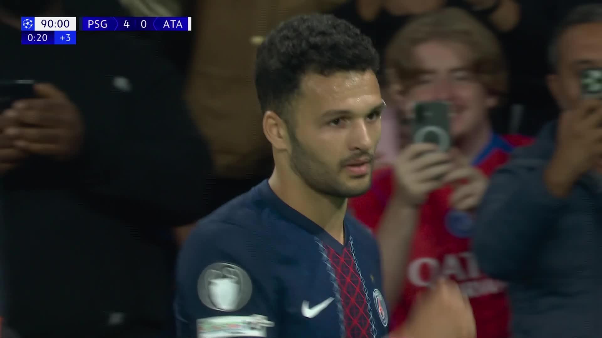 Tor - 4:0 Gonçalo Ramos (90.+1) | PSG-ATA - Sky Sport Austria