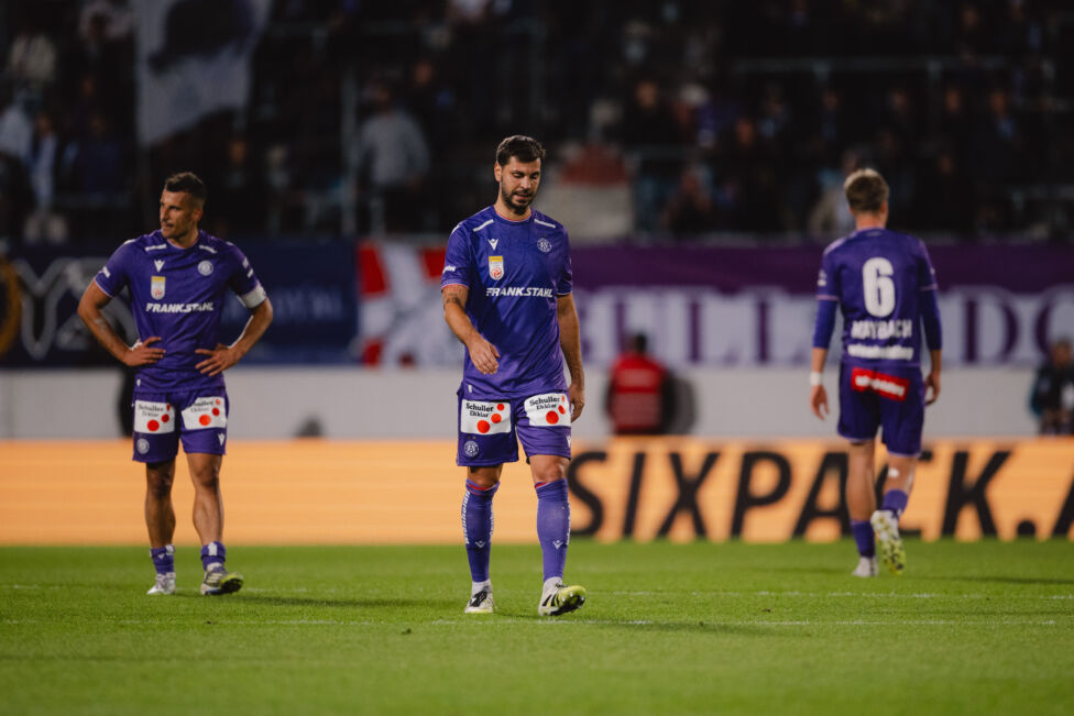 Nach einer Woche der violetten Derby-Euphorie ist die Wiener Austria auf den harten Boden der Bundesliga-Realität zurück