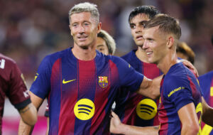 Lewandowski Olmo Barcelona