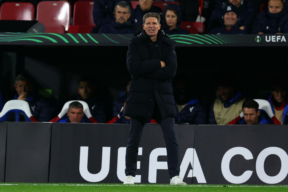 Trainer Oliver Glasner hat mit Crystal Palace am 2. Spieltag der Conference League eine überraschende 0:1-Pleite gegen A