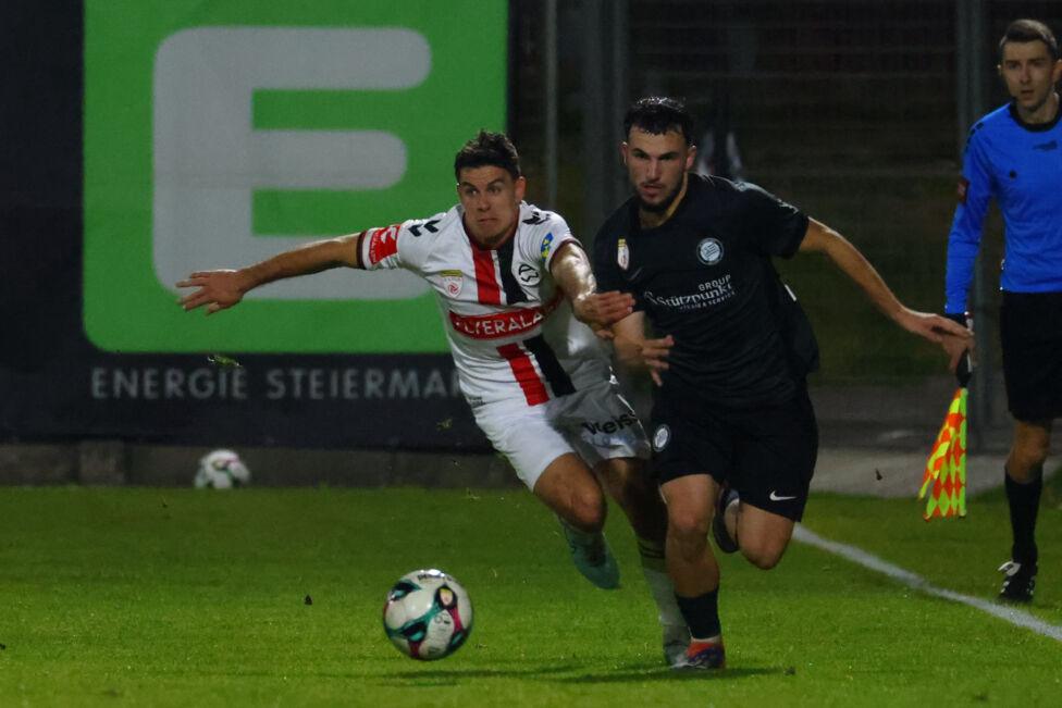 Der erste SKN-Verfolger Admira Wacker konnte den Patzer der St. Pöltner nicht nutzen und kam bei Nachzügler Sturm Graz I