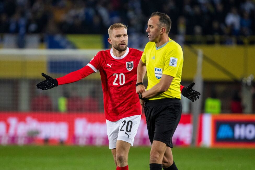 Ganz bitter für Österreich! In der 45. Minute des WM-Quali-"Endspiels" zwischen dem ÖFB-Team und Bosnien ist es zu einer
