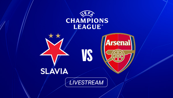 LIVE: Slavia Prag - Arsenal