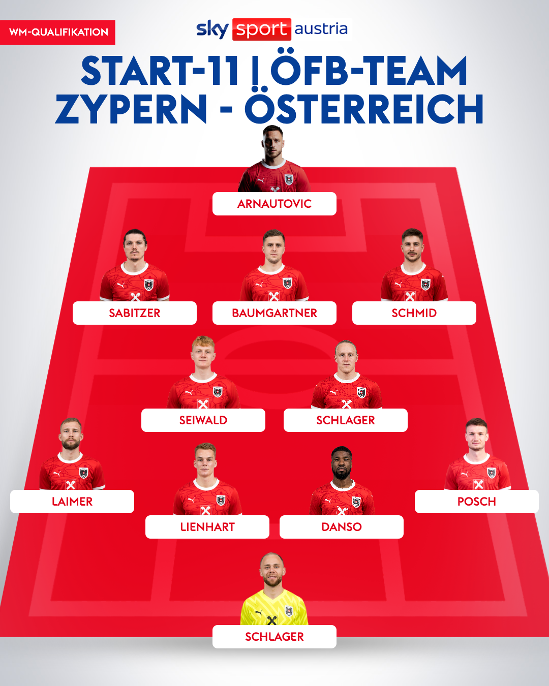 So startet die ÖFB-Auswahl auf Zypern