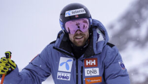 Der norwegische Skirennläufer Aleksander Aamodt Kilde gibt am Donnerstag beim Super-G in Copper Mountain, Colorado, sein