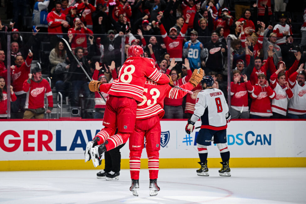 Die Detroit Red Wings haben am Sonntag in der National Hockey League (NHL) ihr Heimspiel gegen die Washington Capitals m