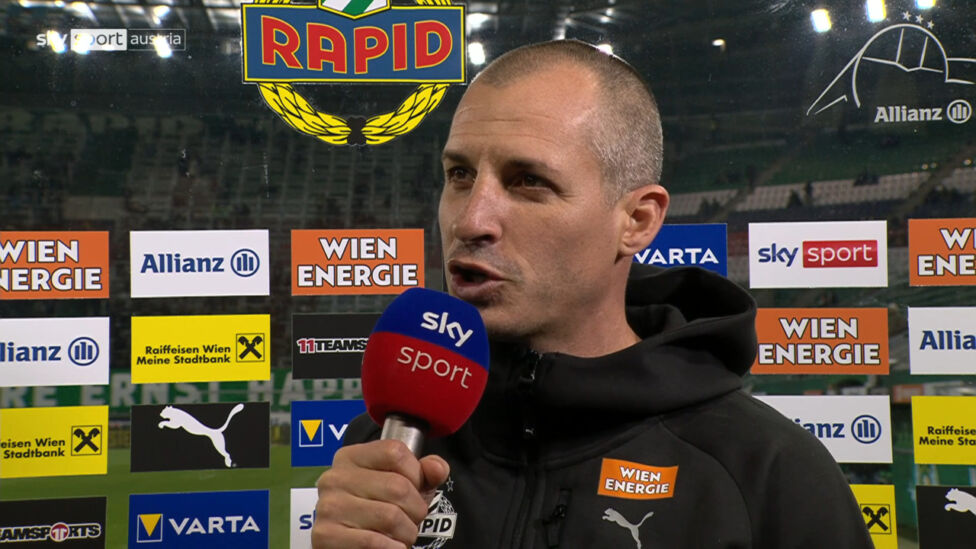 Schaub in der Rapid-Startelf - Kulovits: "Hat uns ein super Gefühl gegeben"