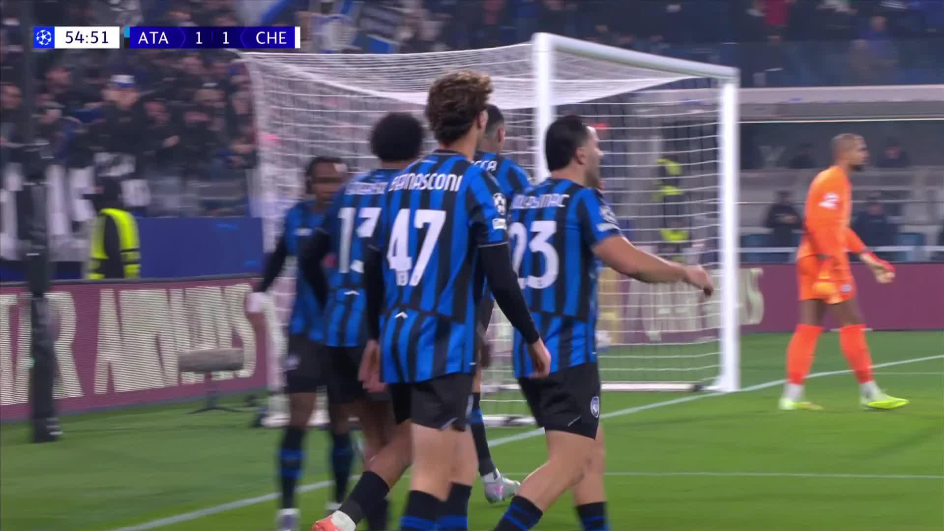 Tor - 1:1 Gianluca Scamacca (55.) | ATA-CHE - Sky Sport Austria