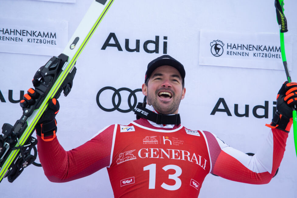 2023: Vincent Kriechmayr (AUT) gewinnt die 2. Abfahrt