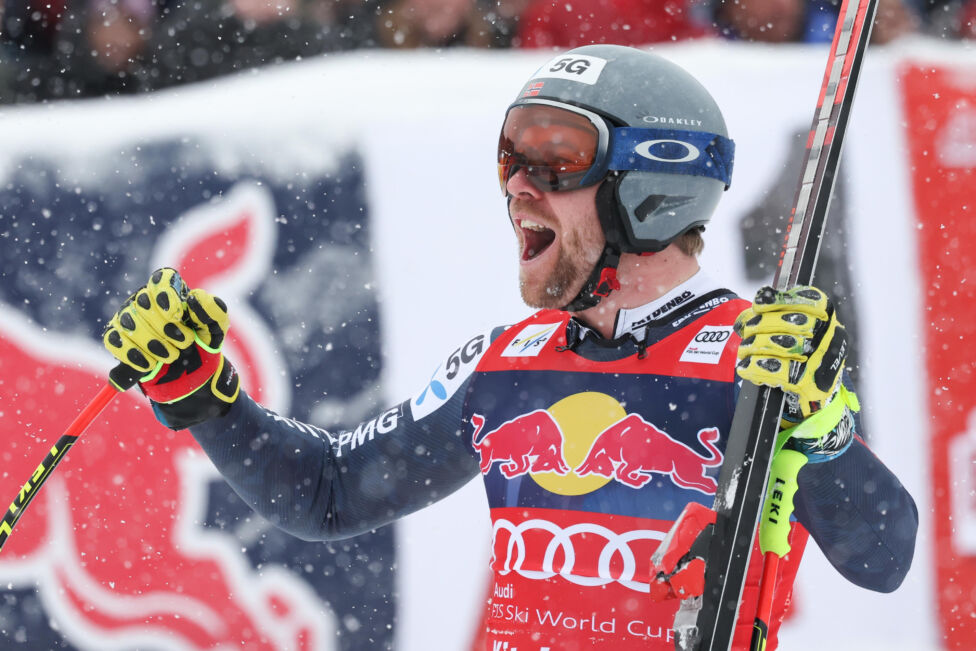2023: Aleksander Aamodt Kilde (NOR) gewinnt die 1. Abfahrt