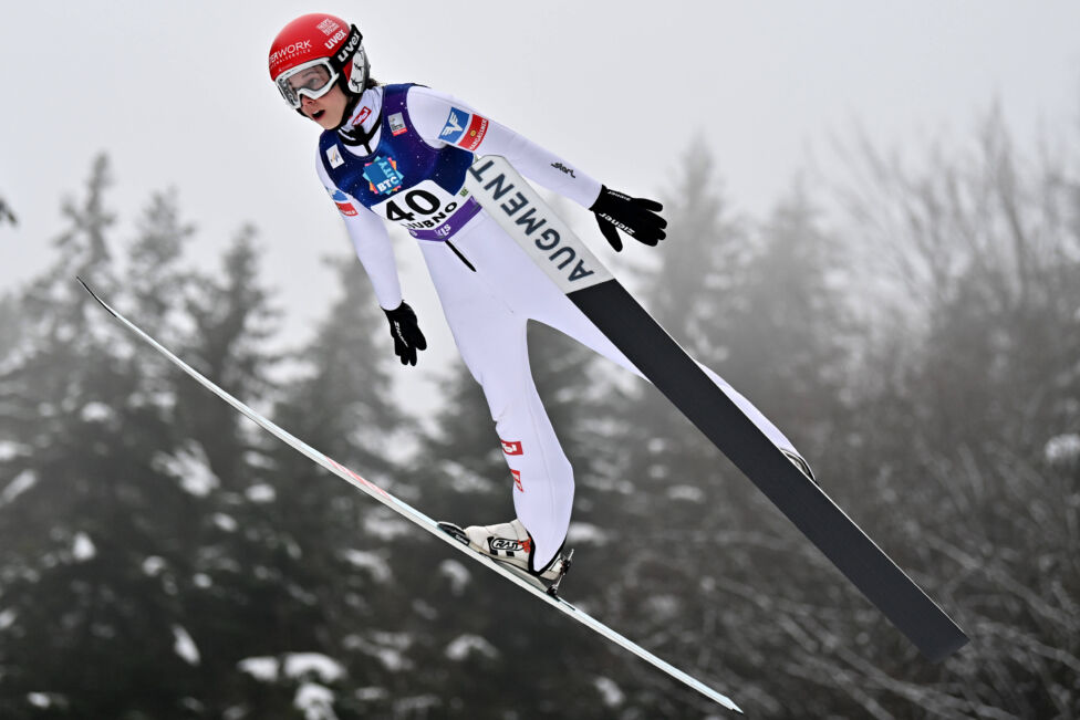 Lisa Eder auf dem zweiten Platz