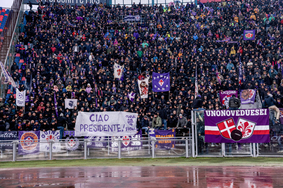 Das italienische Innenministerium hat Fans der Fußball-Erstligisten AS Roma und ACF Fiorentina bis zum Ende der laufende
